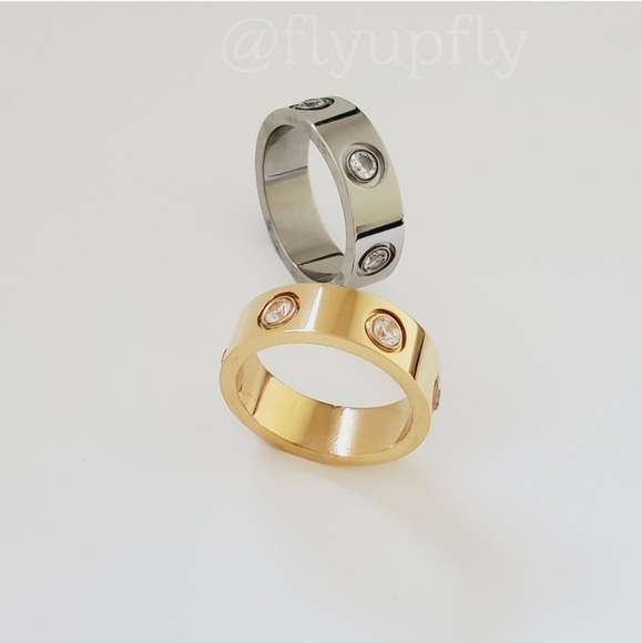 Ring 18k Gold Filled Stainless Steel Ring - Picture 10 of 11